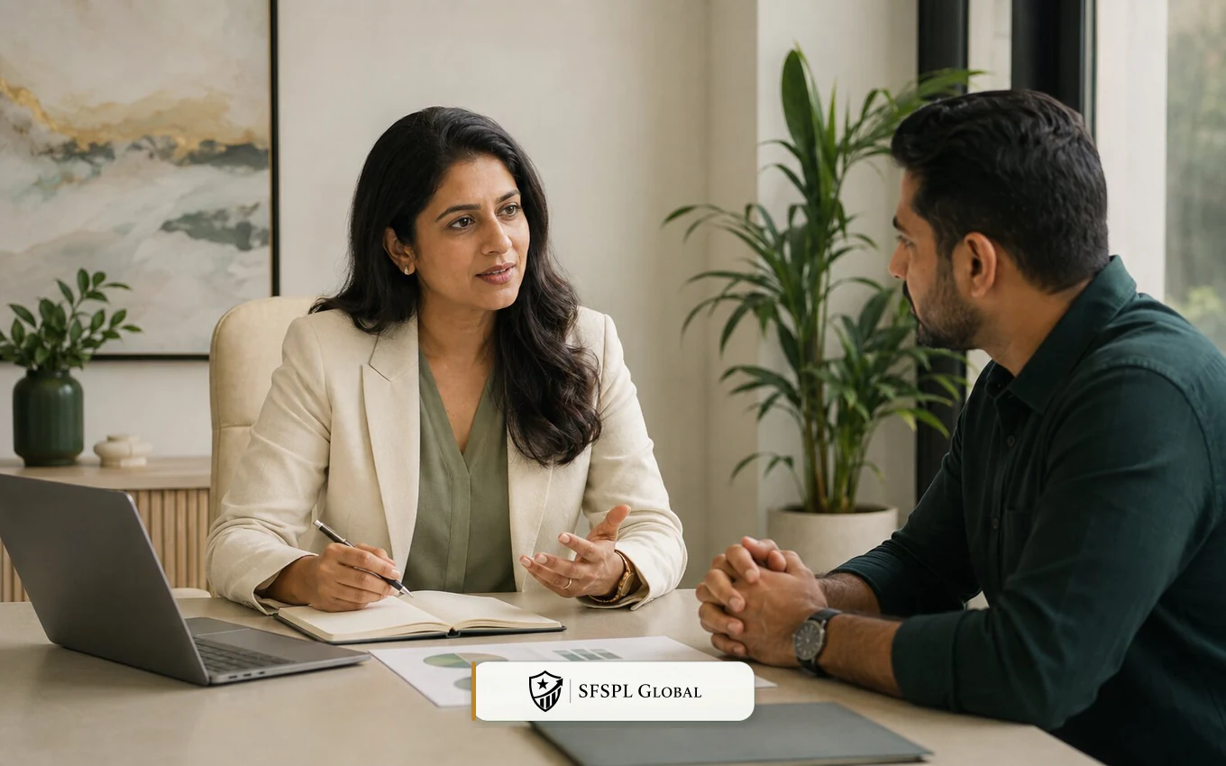 Indian founder discussing a practical business requirement